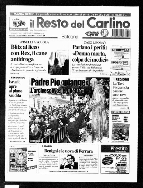 Il Resto del Carlino : giornale dell'Emilia